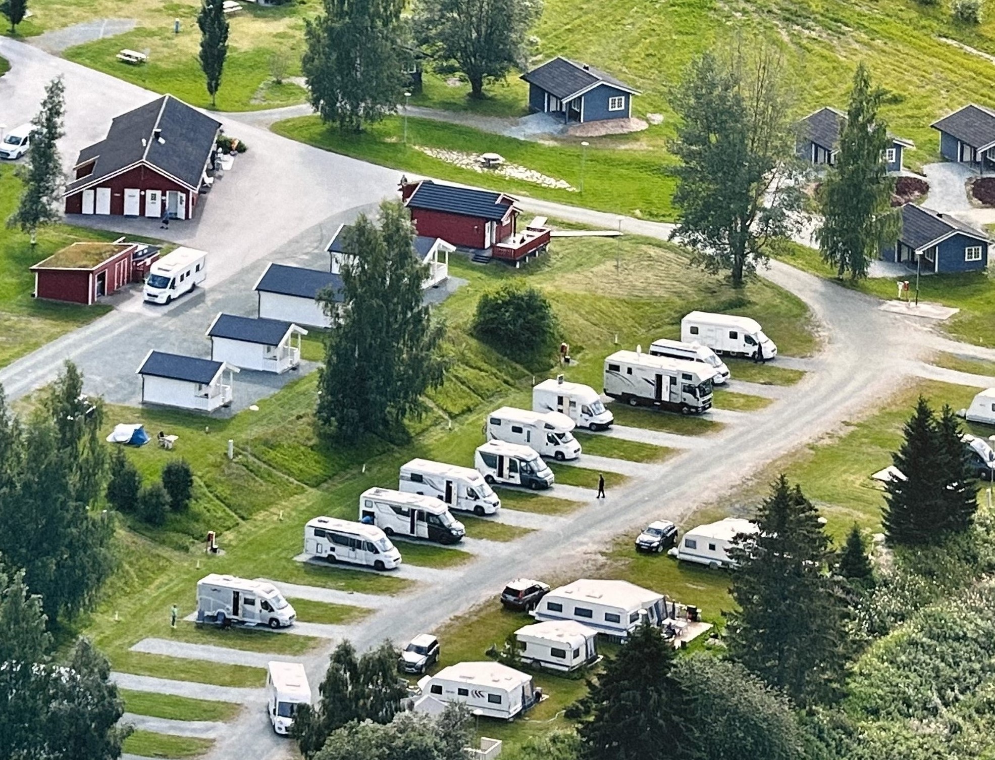 aire de camping-car - Langnes Camping, Grong