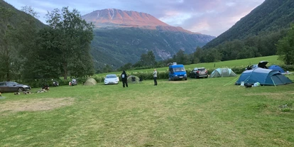 Parkeerplaats voor camper - öffentliche Verkehrsmittel - Noorwegen - Rjukan Hytte- og Caravanpark