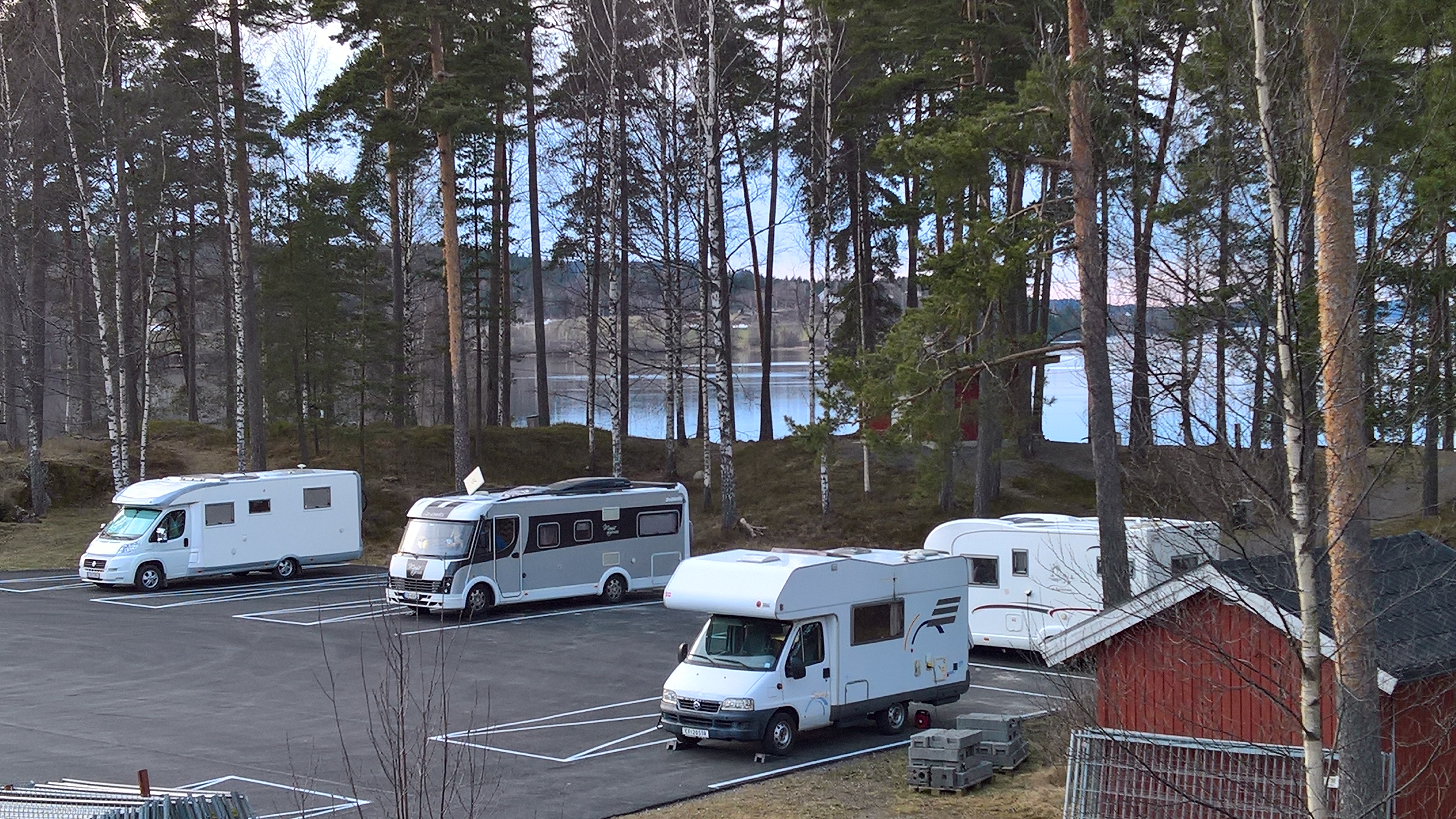 aire de camping-car - Tangen badeplass
