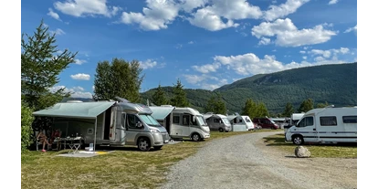 Parkeerplaats voor camper - Stromanschluss - Noorwegen - Rognan Fjordcamp - Rognan Fjordcamp