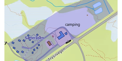 Reisemobilstellplatz - öffentliche Verkehrsmittel - Tørberget - Saeterasen cabins & camping Trysil 