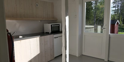 Place de parking pour camping-car - Umgebungsschwerpunkt: See - Norvège - Küche - Velfjord Camping & Hytter