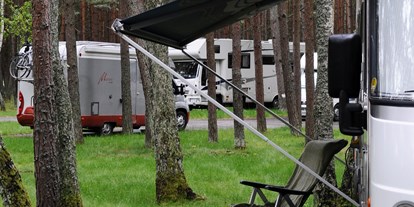 Motorhome parking space - Duschen - Lower Lithuania - Camping "Pajurio kempingas"