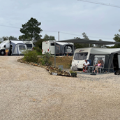 RV parking space - Camping is build on 4 levels, with 2 pitches on each level. -                The Lemon Tree Villa Apartments & Camping