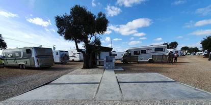 Plaza de aparcamiento para autocaravanas - Hunde erlaubt: Hunde erlaubt - Vila Nova de Cacela - Algarve Motorhome Park Tavira - Algarve Motorhome Park Tavira