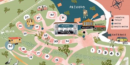Reisemobilstellplatz - Art des Stellplatz: eigenständiger Stellplatz - Portugal - Camping Serro da Bica