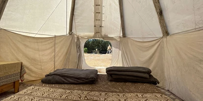 Posto auto camper - WLAN: nur um die Rezeption vorhanden - Costa de la Luz - Global Tribe Eco-Campsite