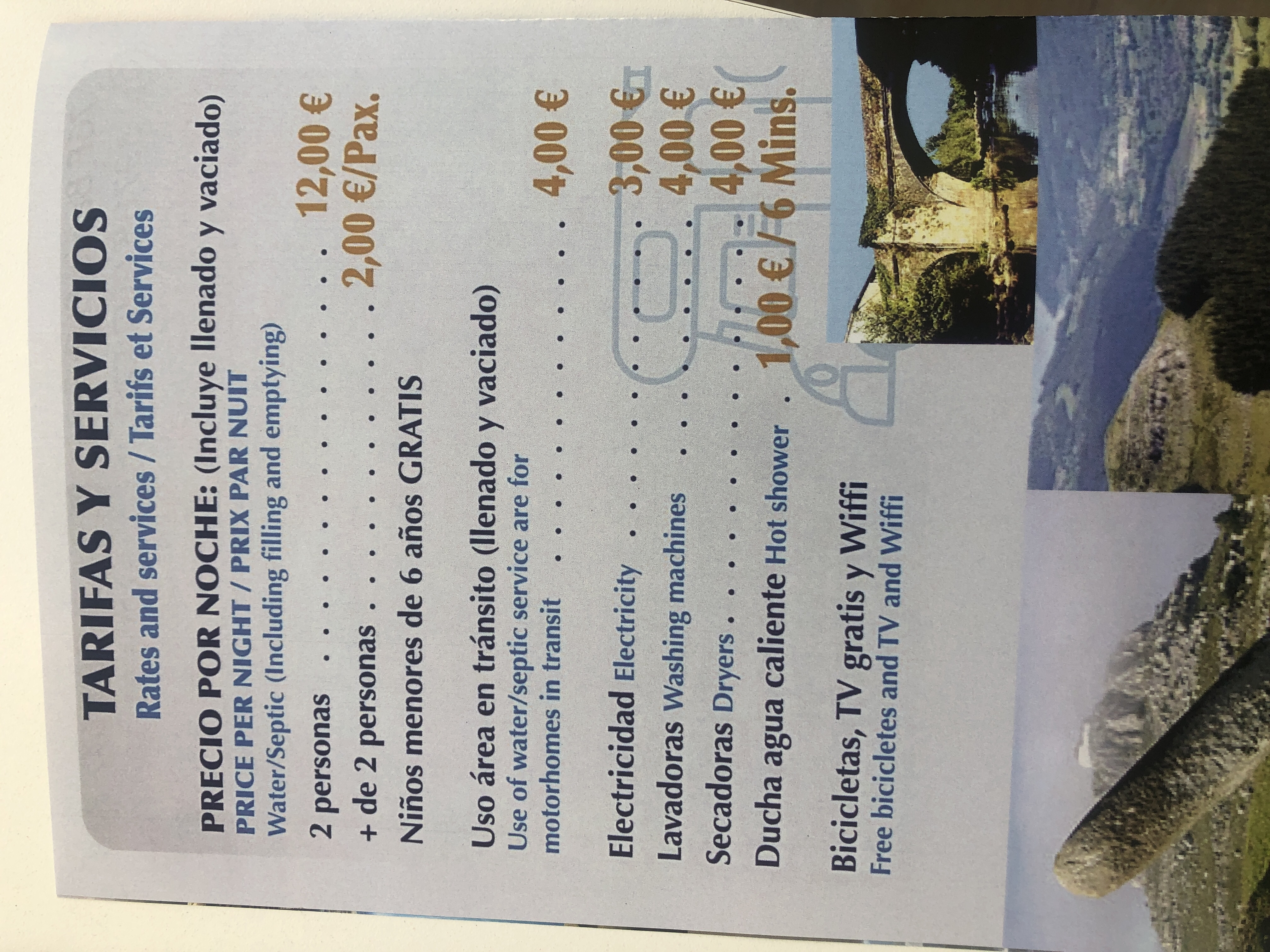 aire de camping-car - Bidaivan Camper Park