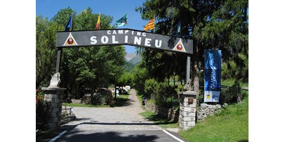 Reisemobilstellplatz - WLAN: nur um die Rezeption vorhanden - La Guingueta d'Àneu - Entrada - SOL I NEU