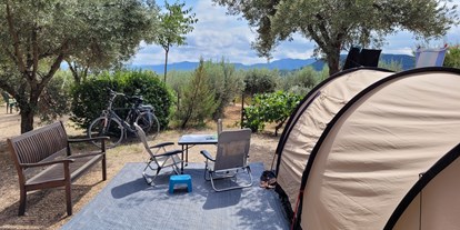 Motorhome parking space - Grauwasserentsorgung - Aragon - Camping La Fresneda