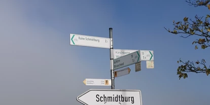 Reisemobilstellplatz - Art des Stellplatz: eigenständiger Stellplatz - Windesheim - Viele Möglichkeiten zum Wandern und Radfahren - Wohnmobilstellplatz Schinderhannes