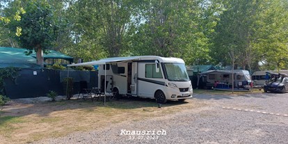 Motorhome parking space - Tuscany - Camping Pineta