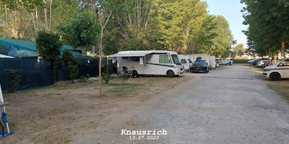 Motorhome parking space - Lucca - Pisa - Camping Pineta