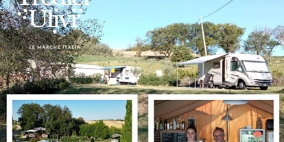 Motorhome parking space - Duschen - Ancona - AgriCamping Tenuta Tredici Ulivi