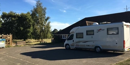 Motorhome parking space - Hard standing pitch - Butley Village Hall