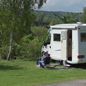 Parkeerplaats voor campers - Motorhome pitch - Hook Farm Campsite