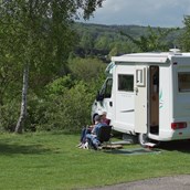RV parking space - Motorhome pitch - Hook Farm Campsite