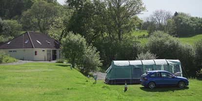 Reisemobilstellplatz - Entsorgung Toilettenkassette - Culmhead - tent pitch - Hook Farm Campsite