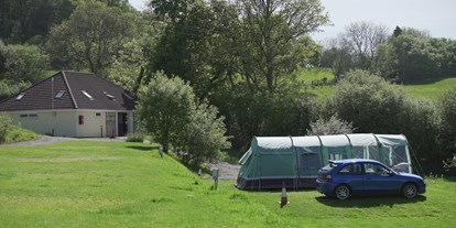 Motorhome parking space - Entsorgung Toilettenkassette - South West England - tent pitch - Hook Farm Campsite