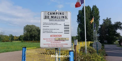Place de parking pour camping-car - Malling (Lothringen) - Camping Municipal de Malling
