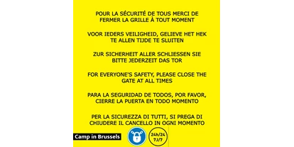 Reisemobilstellplatz - öffentliche Verkehrsmittel - Grimbergen - Camp in Brussels