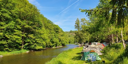 Motorhome parking space - Hotton - Camping de l'Ourthe