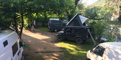 Motorhome parking space - Wohnwagen erlaubt - Bosnia Herzegovina - River camp Aganovac June 2019 - River camp Aganovac