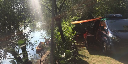 Parkeerplaats voor camper - Bosnië-Herzegovina - River camp Aganovac June 2019 - River camp Aganovac