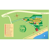 Espacio de estacionamiento para vehículos recreativos - mapa kampa - Mini Camp Podaca