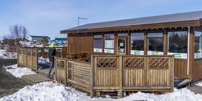 Motorhome parking space - Duschen - Iceland - Camping Vogahraun Guesthouse