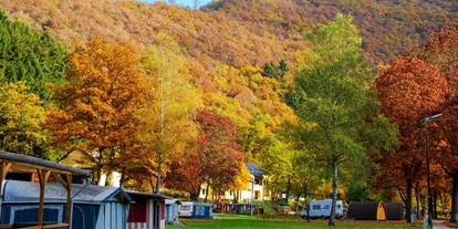 Motorhome parking space - Tintesmühle - Camping Kautenbach Herbst - Camping Kautenbach