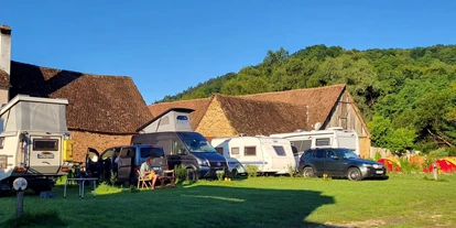 Reisemobilstellplatz - Duschen - Schäßburg - Camping Zori