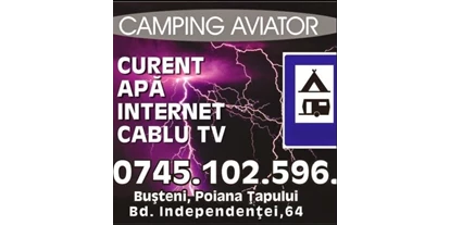 Place de parking pour camping-car - Wohnwagen erlaubt - Roumanie Est - busteni@gmail.com
acual 2022 - Camping Aviator Busteni