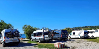 Parkeerplaats voor camper - Angelmöglichkeit - Adria - Stellplatz Marina Portorož