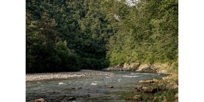 Reisemobilstellplatz - Umgebungsschwerpunkt: Fluss - Pomurje / Pohorjegebirge & Umgebung / Savinjska - Beaches of river Savinja - Forest Camping Mozirje