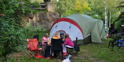 Place de parking pour camping-car - Wohnwagen erlaubt - Hondainville - Camping Campix
