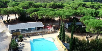 Parkeerplaats voor camper - Swimmingpool - Aquitanië - Camperplaats Figurotta