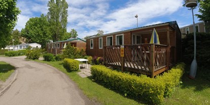 Reisemobilstellplatz - Swimmingpool - Tschechien - mobile homes - Camping Sokol Praha