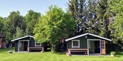 Reisemobilstellplatz - Umgebungsschwerpunkt: am Land - Kestřany Golf & Country Club - Blockhütte 25m² für 4 personen - Camping & Guesthouse Pliskovice
