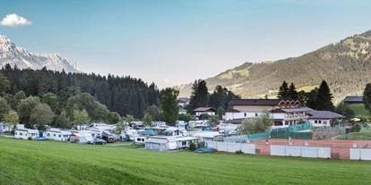 Motorhome parking space - Wohnwagen erlaubt - Walchsee - Franzlhof in Söll - Camping Franzlhof