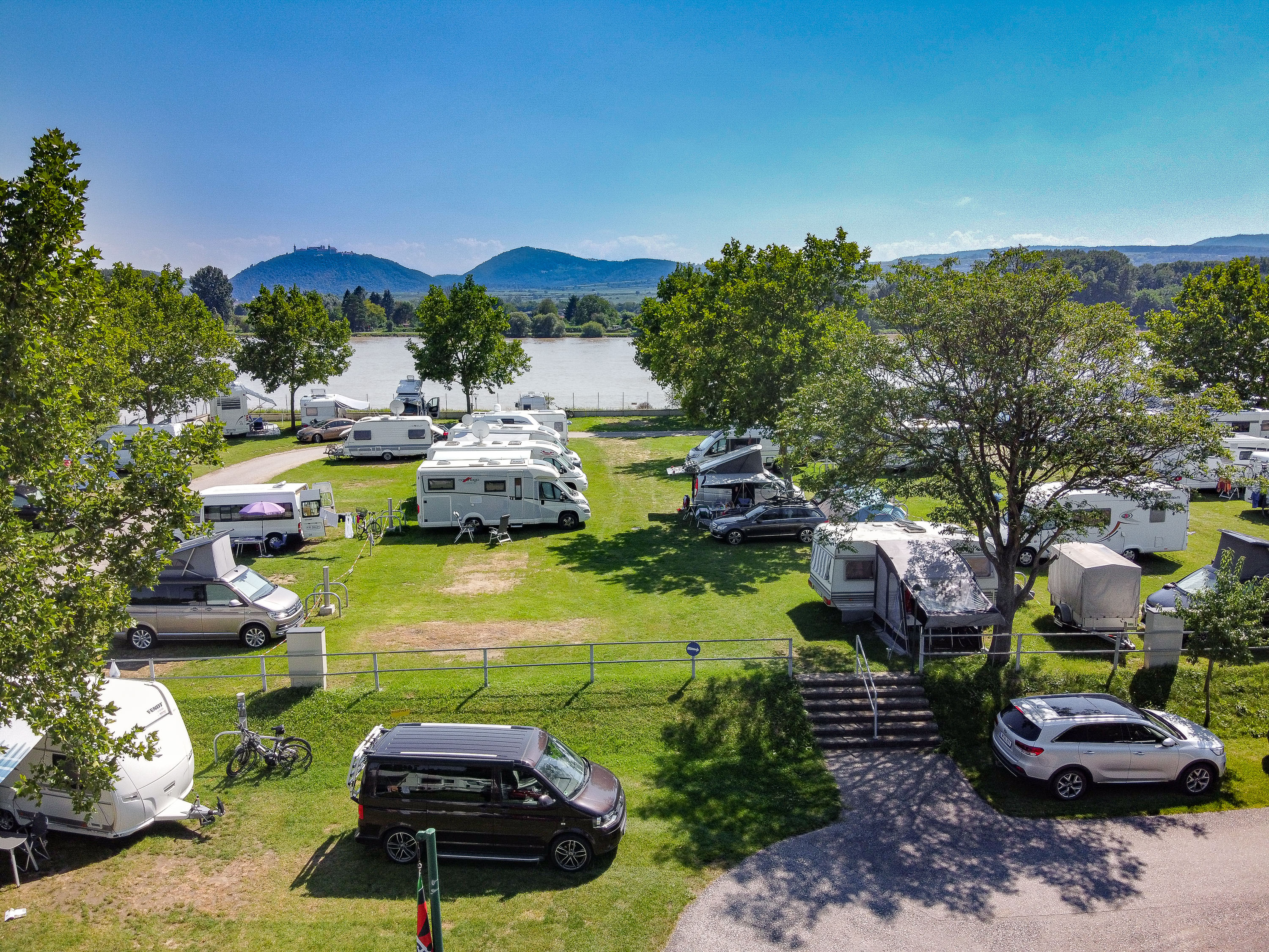 aire de camping-car - Donau Camping Krems