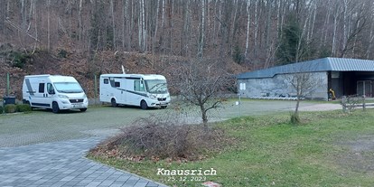 Motorhome parking space - Wintercamping - Bärenstein (Erzgebirgskreis) - Camping Silberbach