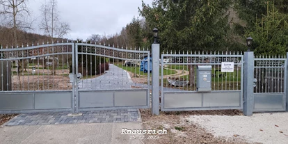 Plaza de aparcamiento para autocaravanas - Wintercamping - Zwickau - Camping Silberbach