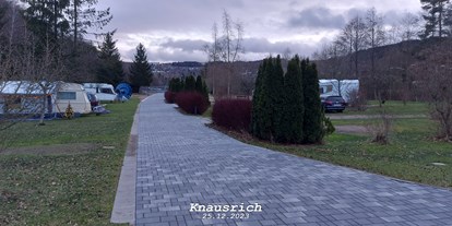 Motorhome parking space - Aue (Erzgebirgskreis) - Camping Silberbach
