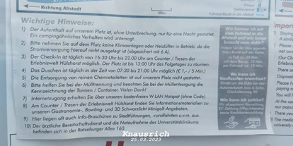 Posto auto camper - öffentliche Verkehrsmittel - Bosau - Wohnmobiltreff Lübeck