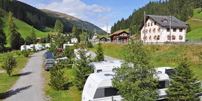 Motorhome parking space - Stromanschluss - Switzerland - Camping RinerLodge