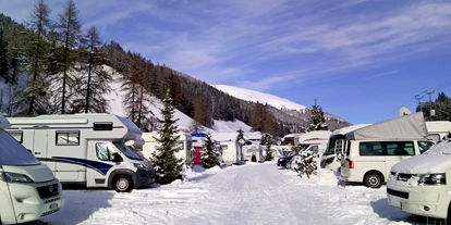 Parkeerplaats voor camper - Radweg - Alpen - Camping RinerLodge