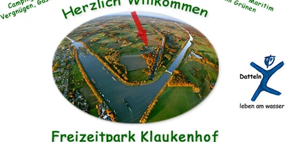 Reisemobilstellplatz - Art des Stellplatz: bei Gewässer - Lünen - Herzlich Willkommen - Freizeitpark Klaukenhof - Freizeitpark Klaukenhof