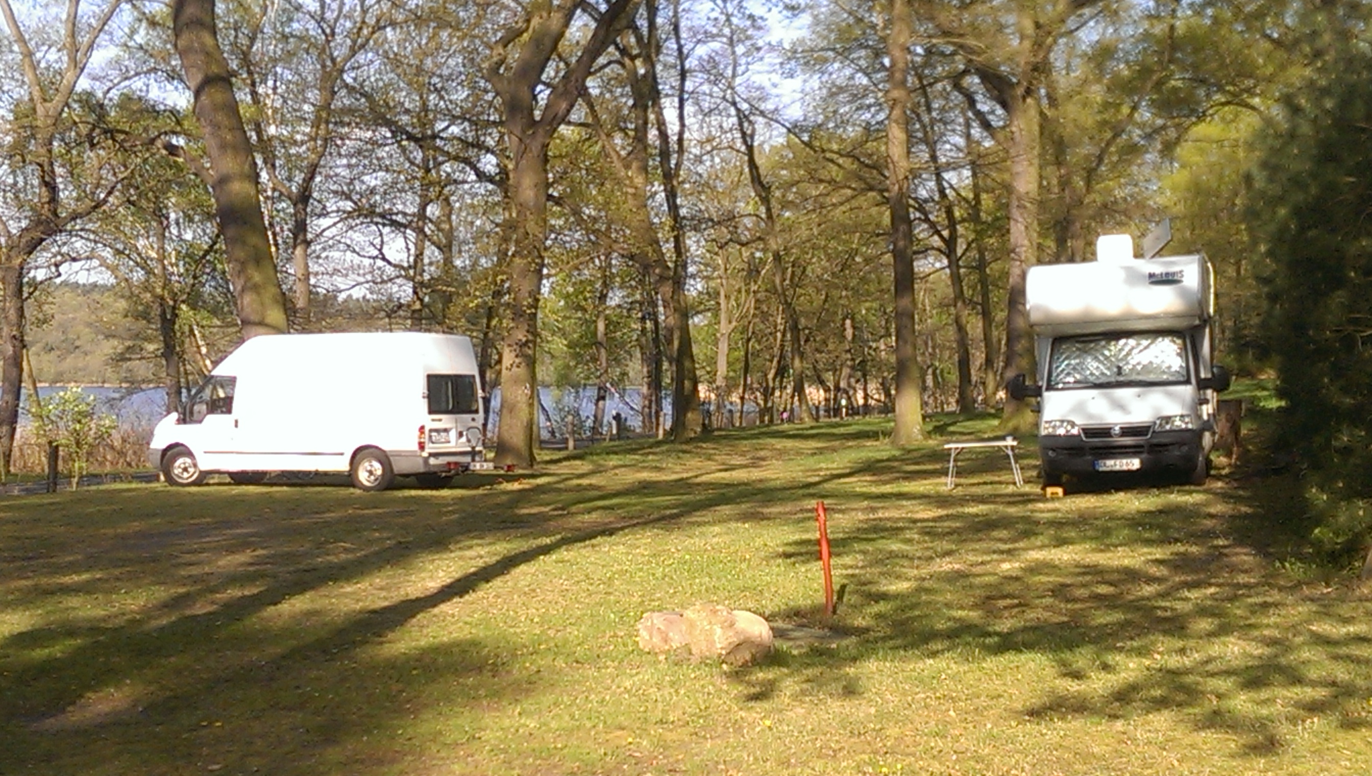 aire de camping-car - Freiheit im Wohnmobilhafen - Camping Am Großen Lausiger Teich