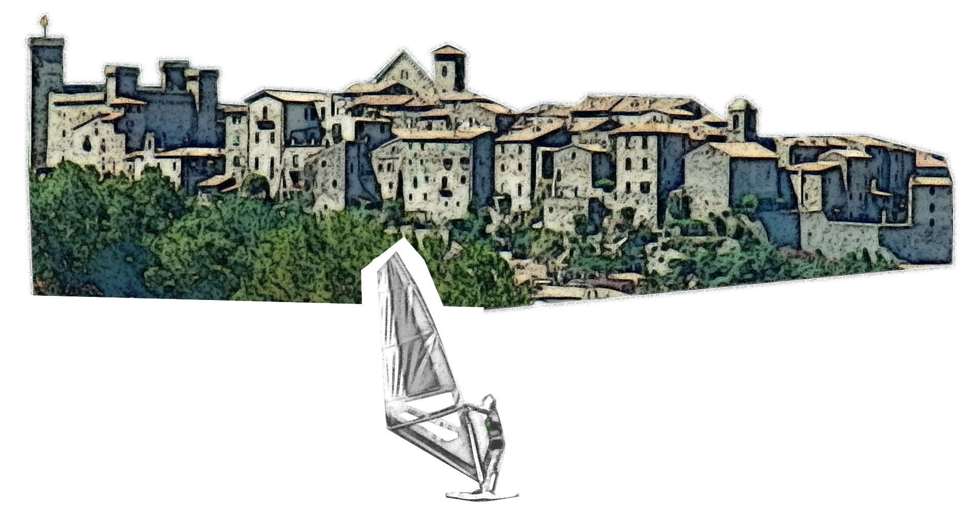 área de autocaravanas - Surfcamp Bolsena @ Lido Camping